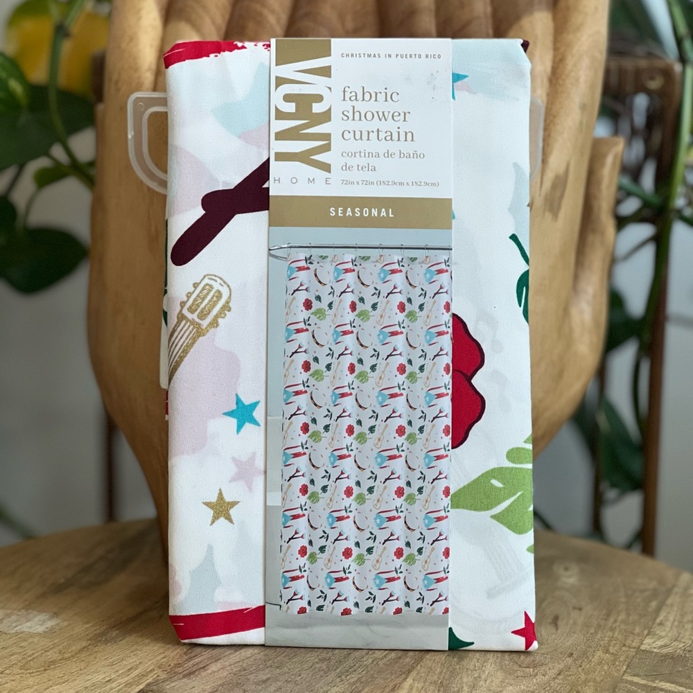 Christmas in Puerto Rico Shower Curtain